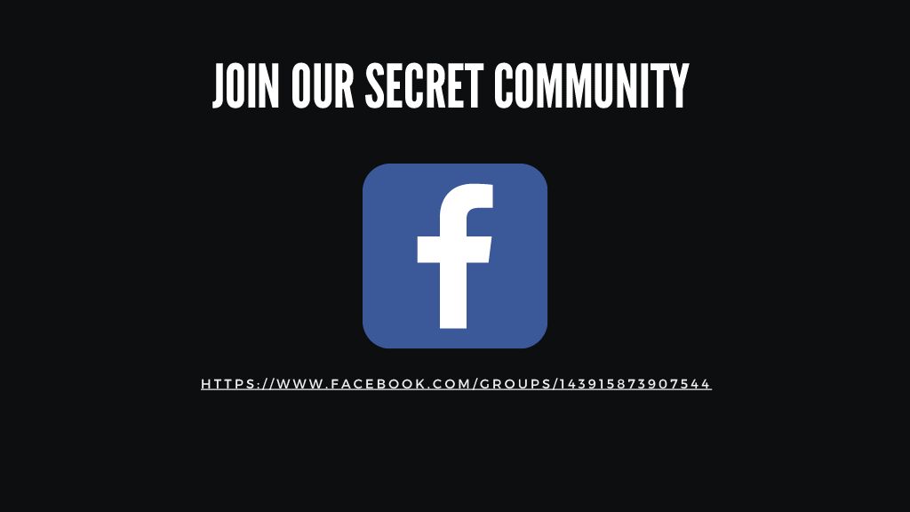 Join our secret community